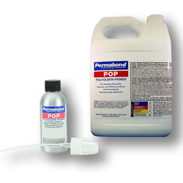 Permabond POP Plastics Primer for for Instant CA Adhesives (for bonding with Polyolefins, PTFE, Polyethylene, Polypropylene, and Difficult Plastics)