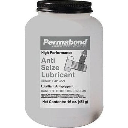 Permabond Antiseize 1-Pound bottle with brush, rapid-drying chemial & heat-resistant brush-on compound PerigeeDirect