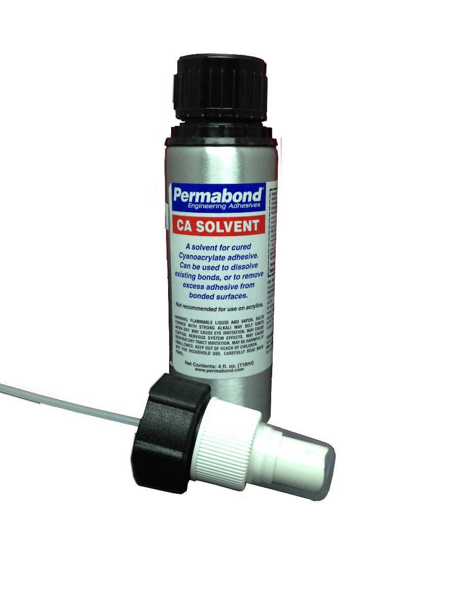 Permabond CA Solvent 100 - Dissolves Superglues, Instant Adhesives, Cyanoacrylate Adhesives