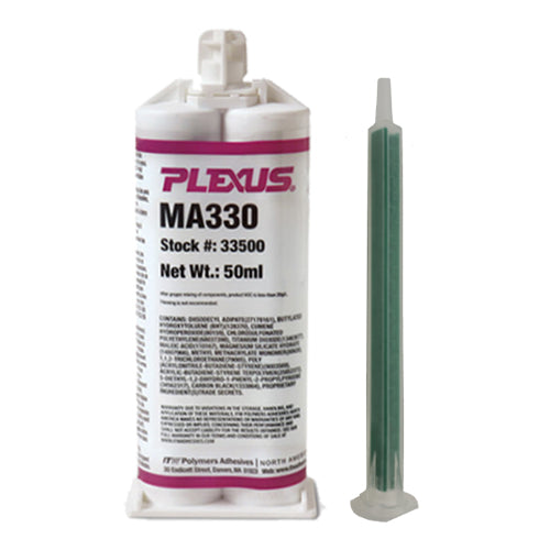 Plexus MA330 (33500) MMA Non-Sag Gel Adhesive for Plastics Metals & Composites 15-Min