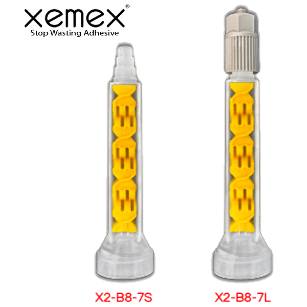 ReMixers Xemex Ultra-Low Waste Mixing Nozzles (Bell style) for larger cartridges like 200ml, 400ml, 600ml, 1500ml (1:1, 2:1, 4:1, 10:1)