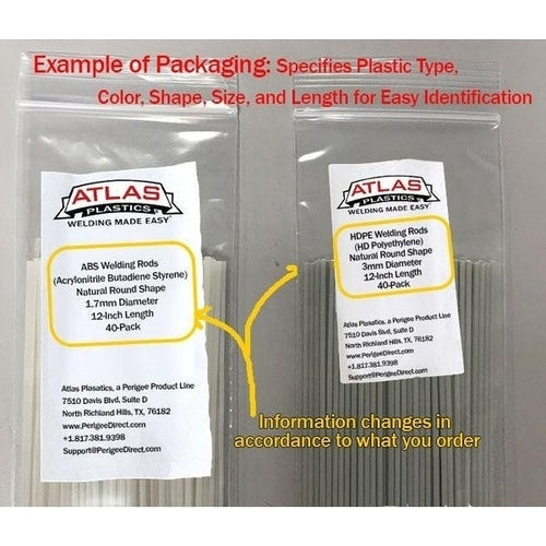 Semi Rigid Rod Maven Plastics - PVC Gray (flexible semi-rigid) Plastic Welding Rods ...