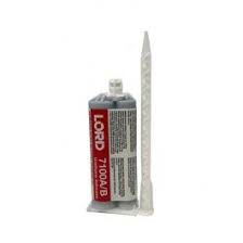 LORD 7100A/B Black Urethane Fast Set 5-10 min Adhesive for most plastics, painted metals, rubbers, foam, powder-coated metals, paper, cloth, etc