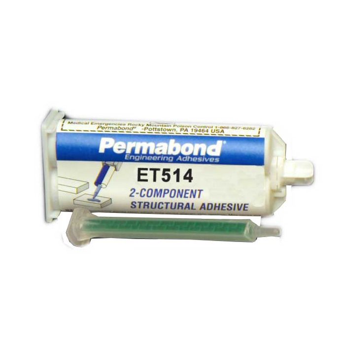 PERMABOND ET514 Slow Set 30 - 50 min 1:1 Mixable Two-Part Epoxy Adhesive Cartridges & Accessories