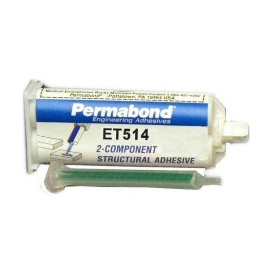 PERMABOND ET514 Slow Set 30 - 50 min 1:1 Mixable Two-Part Epoxy Adhesive Cartridges & Accessories PerigeeDirect