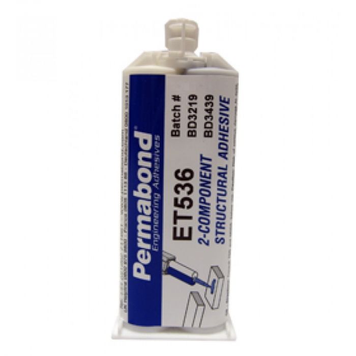 PERMABOND ET536 1:1 Ratio Slow Set 50 - 80 min Two-Part Epoxy Adhesive Cartridges and Accessories