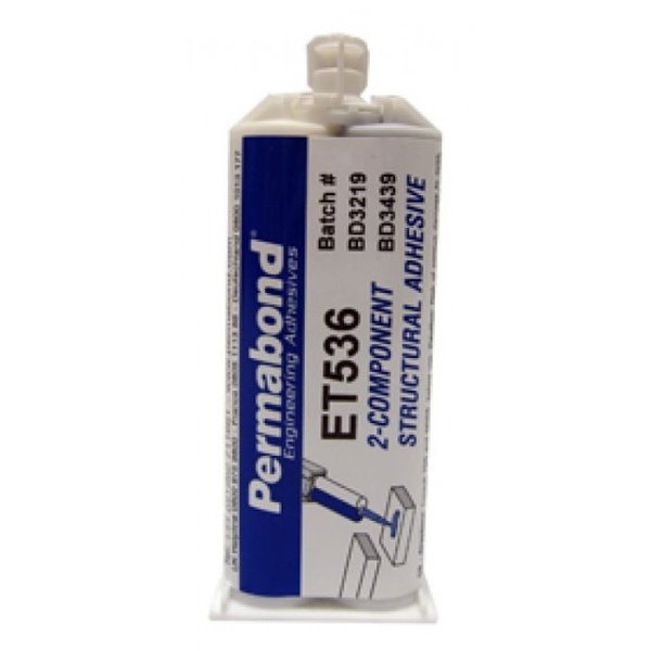 PERMABOND ET536 1:1 Ratio Slow Set 50 - 80 min Two-Part Epoxy Adhesive Cartridges and Accessories