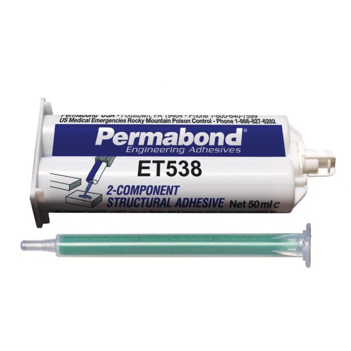 Permabond ET538 1:1 Ratio Slow Set 120 - 150 min Two-Part Epoxy Adhesive