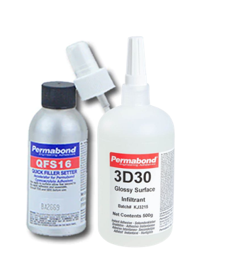 Permabond 3D30 cyanoacrylate adhesives Instant Adhesive-Low Odour, low bloom 3D print infiltrant