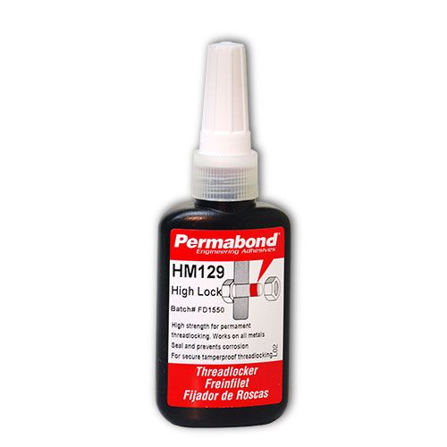 Permabond Anaerobic HM129   threadlocker and sealant with high strength medium viscosity