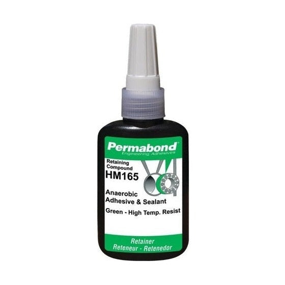 PERMABOND HM165 RETAINING COMPOUND ANAEROBIC ADHESIVE GREEN BOTTLE PerigeeDirect