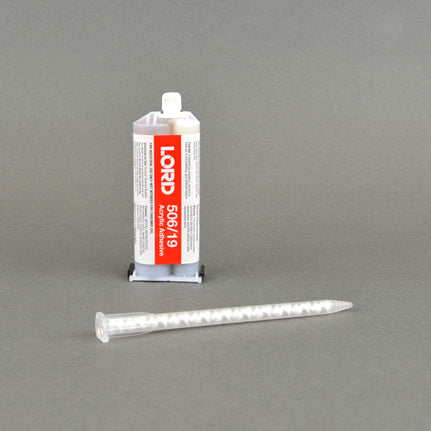 LORD 506/19 (3021029) 50ML 2:1 Ratio Fast Set 4-6 min Two Component Acrylic Adhesive