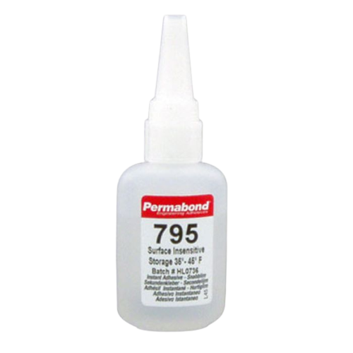 Permabond Cyanoacrylate 795 Instant Adhesive-for Difficult Plastics & Rubbers