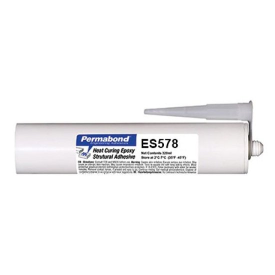 PERMABOND ES578 - Single-part, heat-cure Epoxy Cartridge and Starter Kit