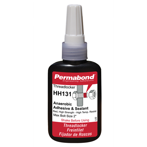 Permabond Anaerobic HH131 with  high temperature resistant, high strength threadlocker and sealant