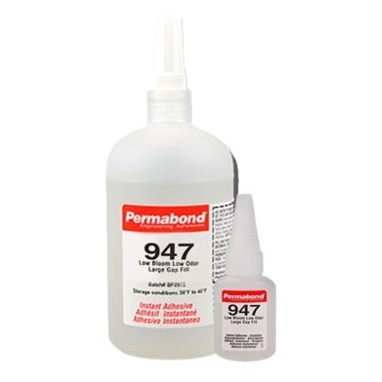 Permabond 947 Instant Adhesive-Low Odor, Non-Frosting Non-Fogging Thick Gap Filling