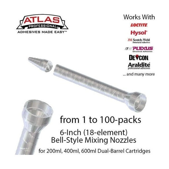 MedMix (Sulzer) MCH 0618T Mixing NozzleRound Helix Bell Style for